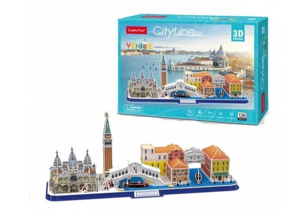 Puzzle 3D City Line Benátky