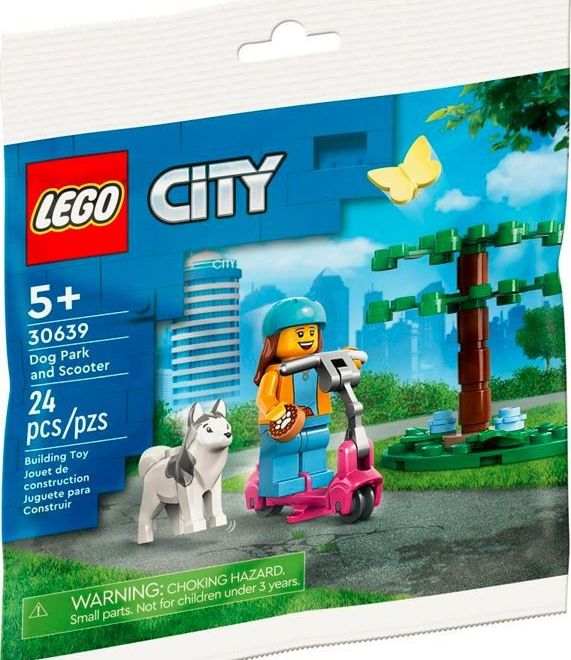 LEGO® City 30639 Psí park a skútr