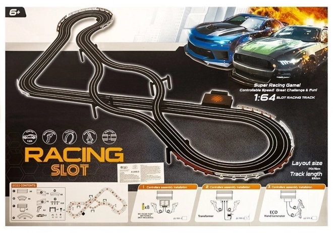 Závodní dráha 2 Cars Slot Cars 1:64