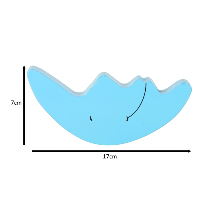 Montessori dřevěná balanční hra - Měsíc