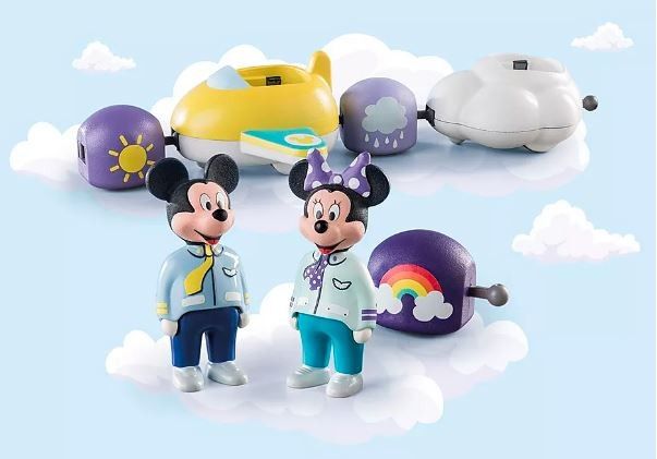 Sada obrázků 1.2.3 Disney 71320 Mickey a Minnie jedou v oblacích