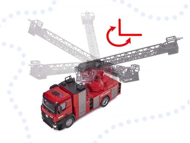 RC hasičský vůz Mercedes-Benz 1:14