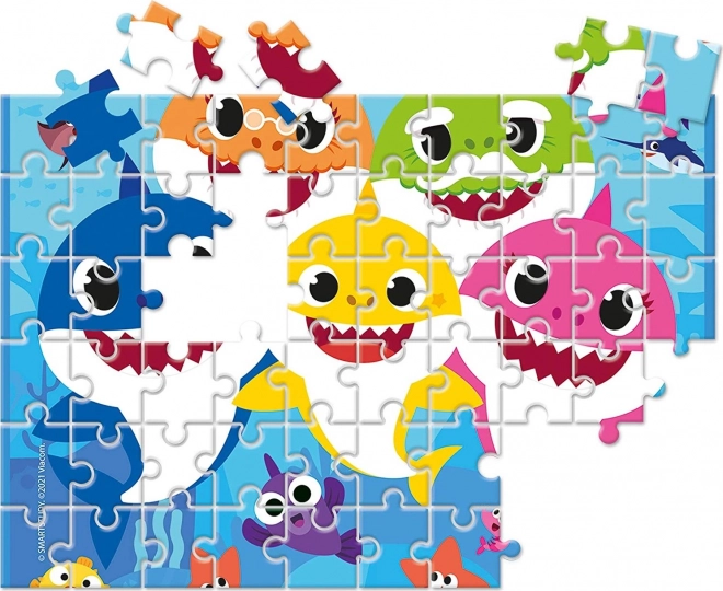 CLEMENTONI Puzzle Frame Me Up Baby Shark 60 dílků