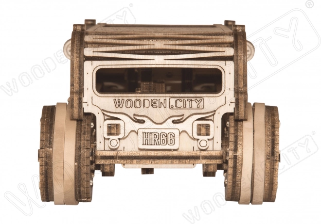 WOODEN CITY 3D puzzle Automobil Hot Rod 141 dílů