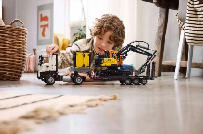 LEGO Technic 42175 Volvo FMX a koparka EC230 Electric