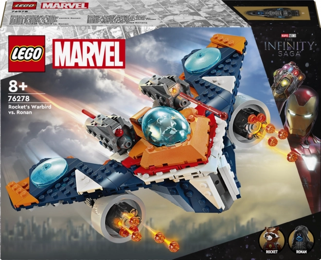 LEGO® Marvel 76278 Rocketův tryskáč Warbird vs. Ronan