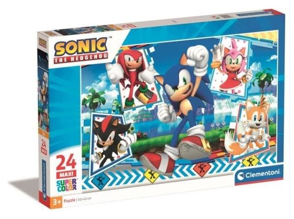 Puzzle 24 dílků Maxi Sonic