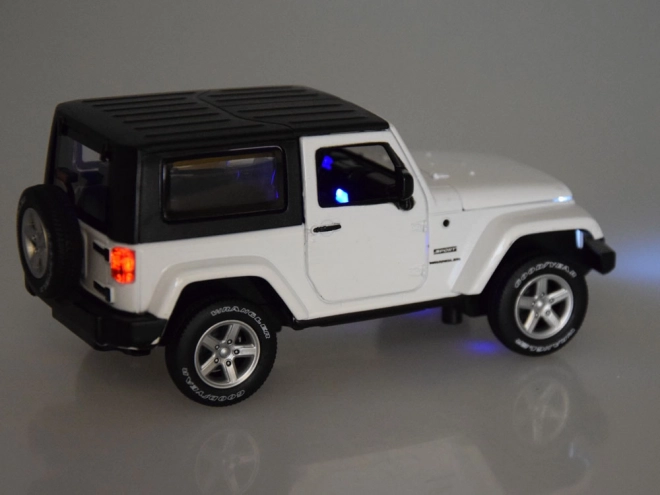 Terénní auto Jeep Wrangler kovový model