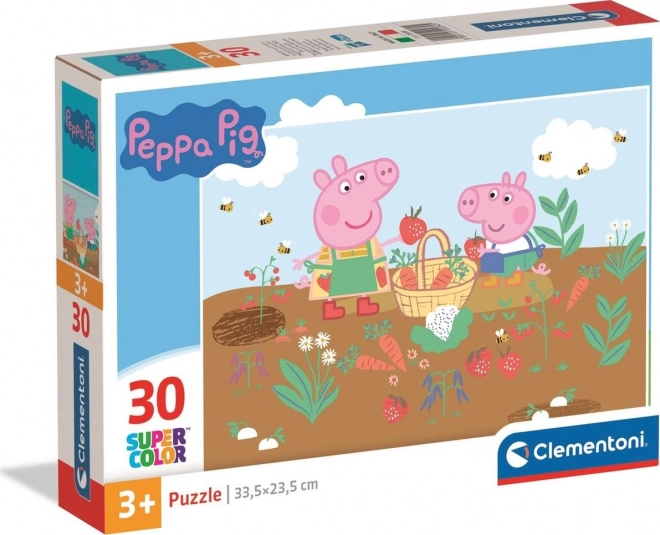 CLEMENTONI Puzzle Prasátko Pepina 30 dílků