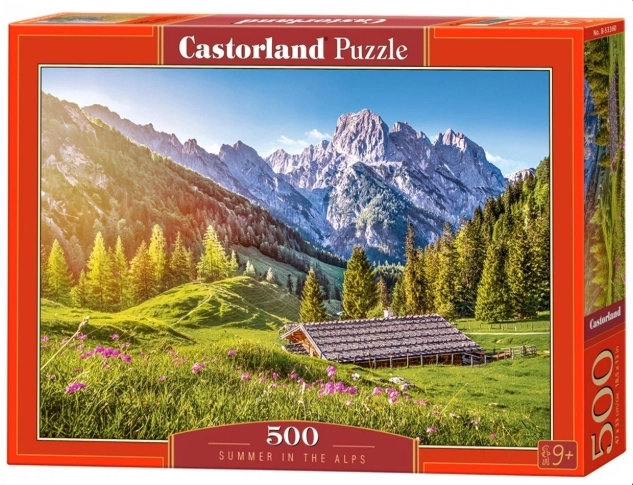 Puzzle Léto v Alpách 500 dílků