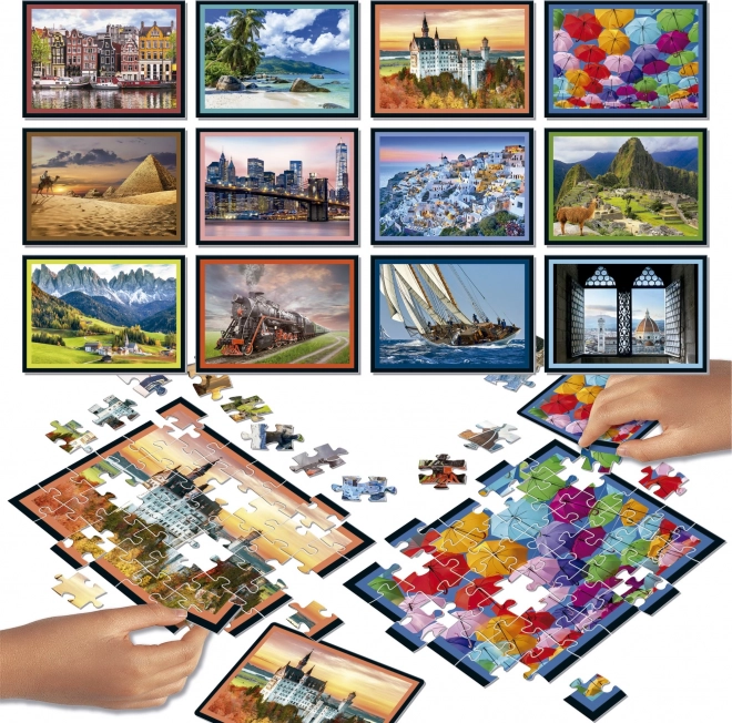 EDUCA Puzzle bitva Cestování 12x42 dílků