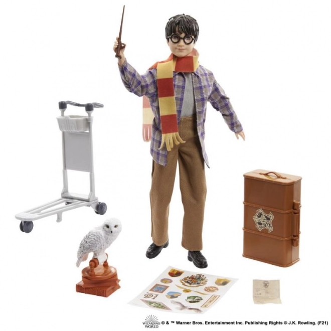 Mattel Harry Potter na nástupišti se sovou Hedwigou