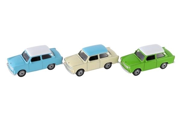 Auto Welly Trabant 1:60 kov 7cm volný chod v krabičce