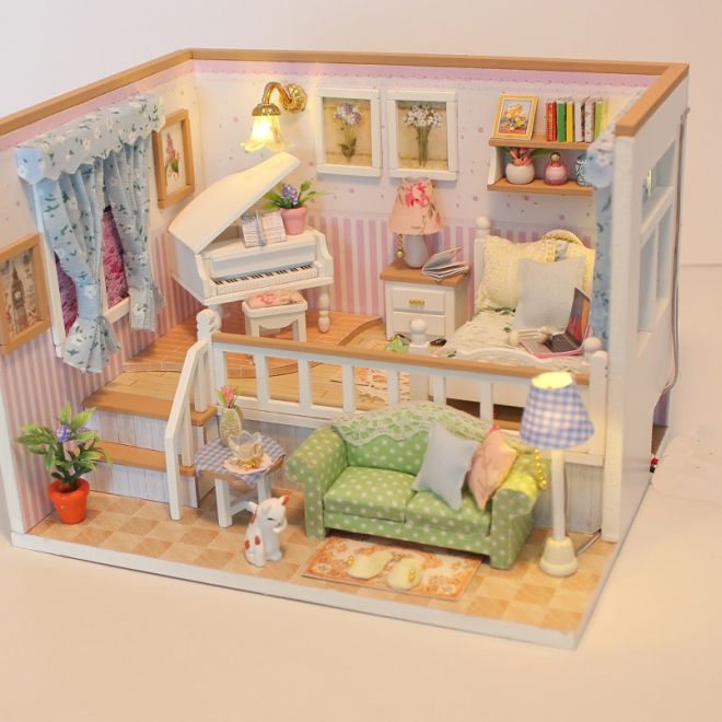 Dvěděti miniatura domečku Domov tvých snů