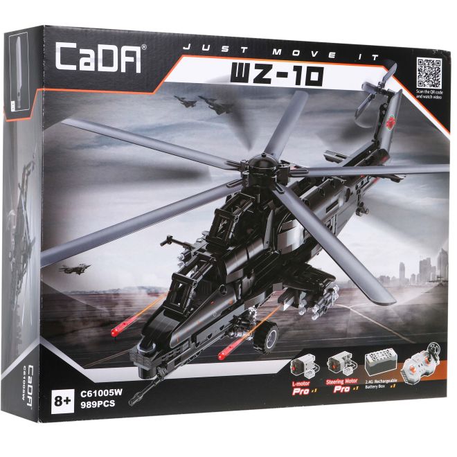 CaDA Dálkově řízený bitevní vrtulník WZ-10 - 989 dílků