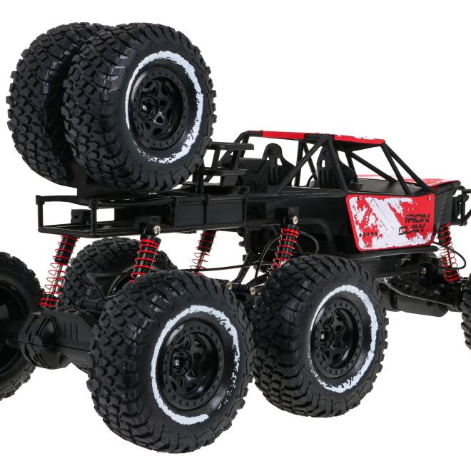 Dálkově ovládané pásové vozidlo Crawler Rock 1:8 pro děti 6+ 2,4 GHz dálkové ovládání + náhradní kola