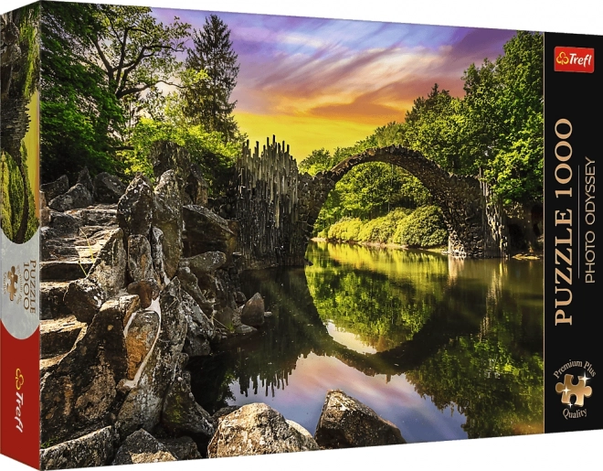 TREFL Puzzle Premium Plus Photo Odyssey: Rakotzův most v Kromlau 1000 dílků