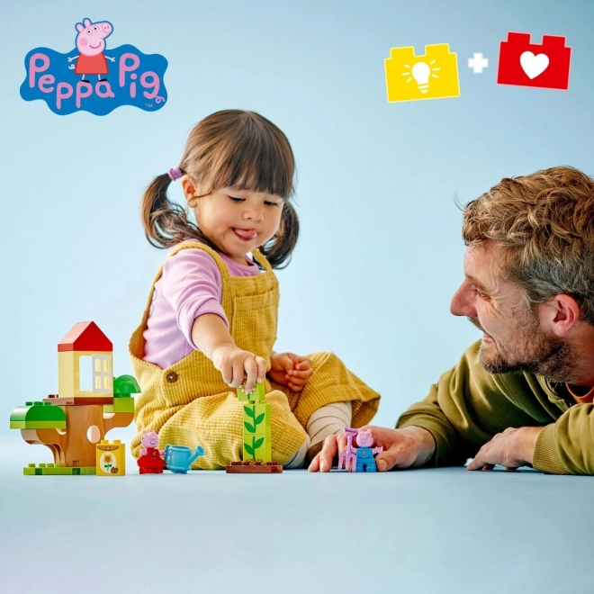 DUPLO kostky 10431 Zahrada a domek na stromě prasátka Peppy