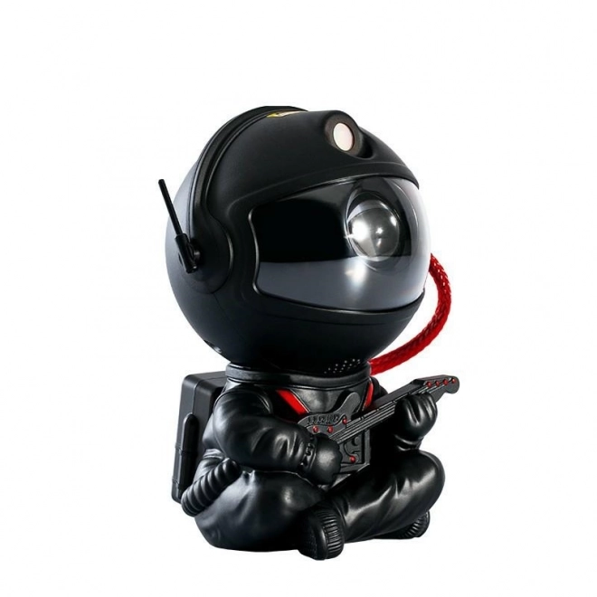 Černý projektor Astronaut s kytarou