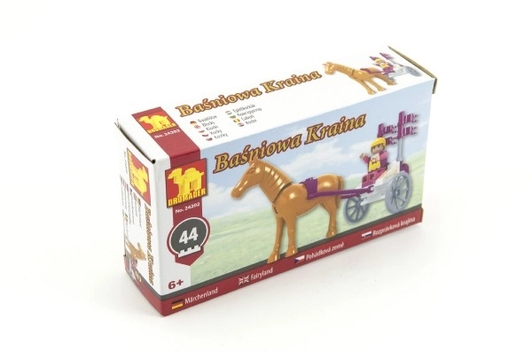 Stavebnice Dromader - koňský povoz 44 ks