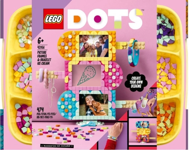 LEGO Dots 41956 Rámečky a náramek – nanuky