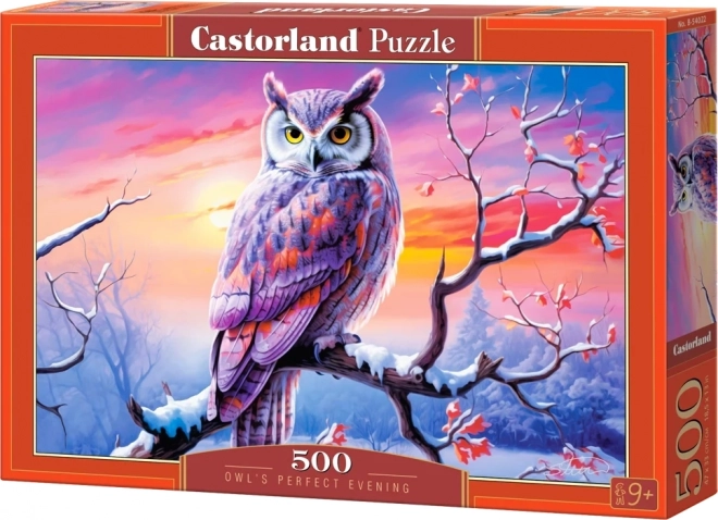 Sova perfektní večer 500 dílků puzzle