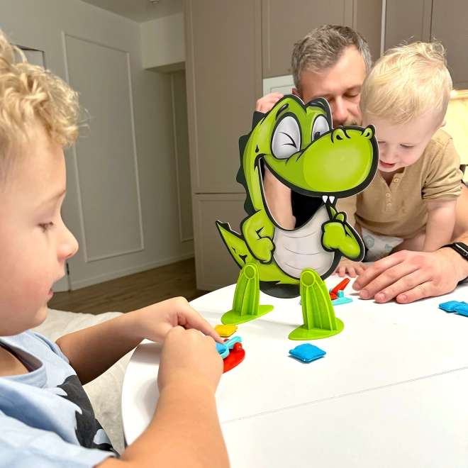 Woopie dovednostní hra Hladový dinosaurus