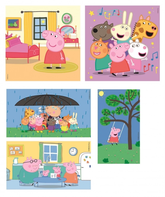 CLEMENTONI Puzzle Prasátko Peppa 10v1