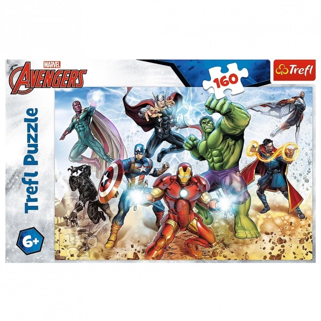 Puzzle 160 prvků Avengers - Připraveni zachránit svět