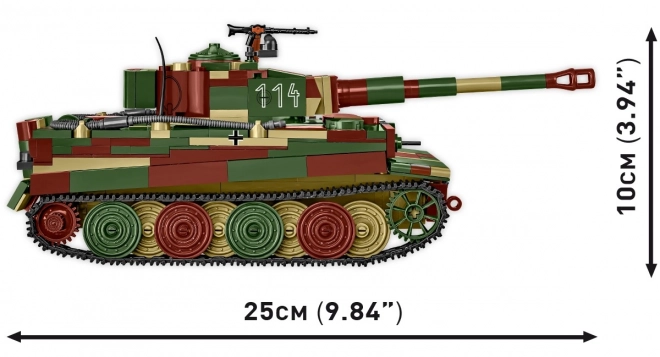 Model tanku Tiger I z 870 kostek