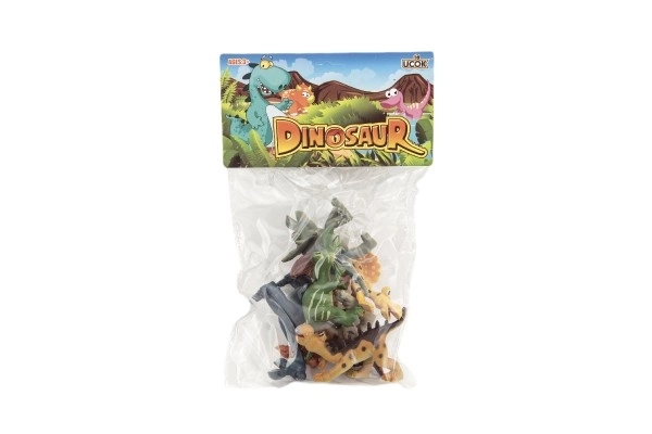 Dinosauři veselí plast 9-11cm 6ks v sáčku
