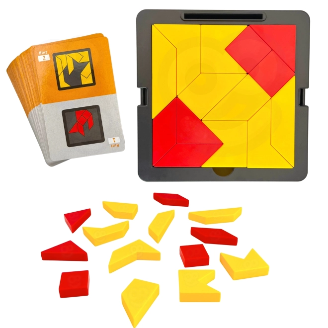 Woopie tangram logická hra kapesní trénink mozku