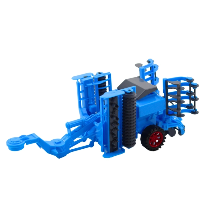 Velký zemědělský traktor s rotačním talířem