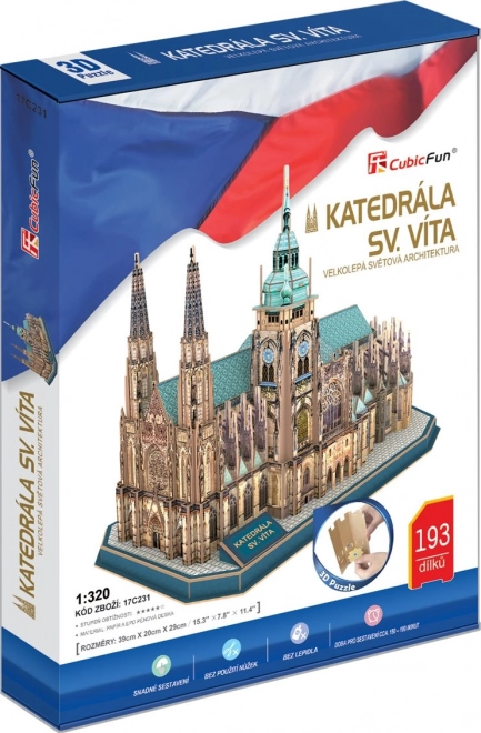 Puzzle 3D Katedrála Sv. Víta