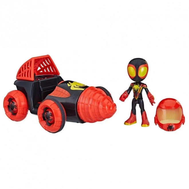 Figurka vozidla Spidey Miles Drill Spinner