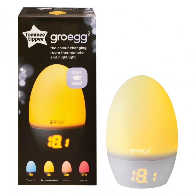 GroEgg2 Teploměr a Noční Světlo