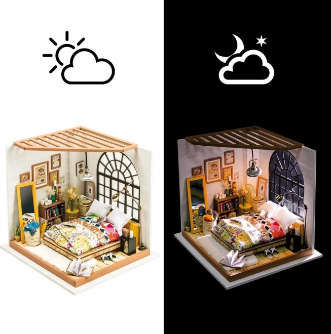 Aliččina ložnice snů - DIY Miniatura pokoje pro panenky