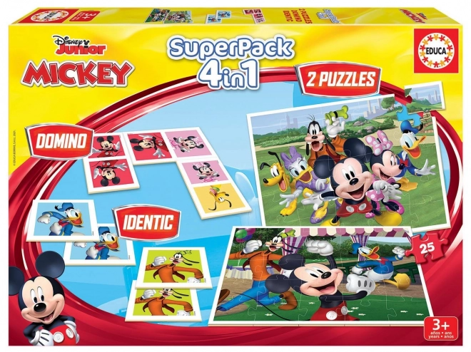 EDUCA Soubor her Mickey a přátelé 4v1