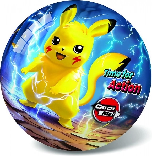 Míč s motivem Pikachu 14 cm