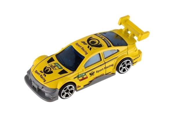 Auto závodní 6ks kov/plast 8cm na volný chod v krabičce 10,5x27x4cm