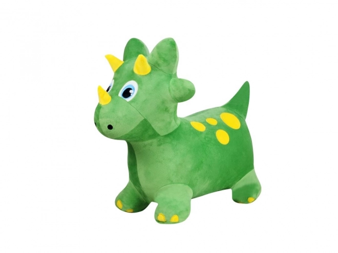 Plyšový skákač Dino s pumpičkou