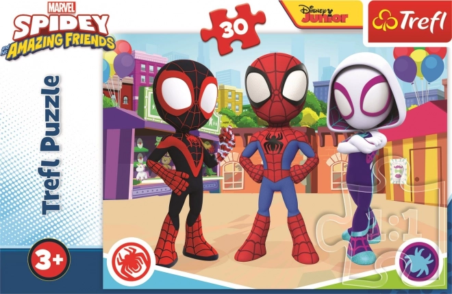 TREFL Puzzle Spidey a jeho úžasní přátelé 30 dílků