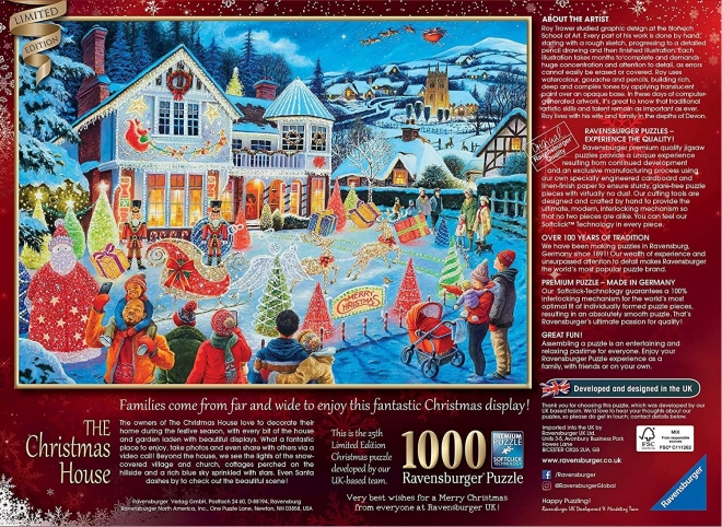 Vánoční puzzle 1000 dílků Ravensburger