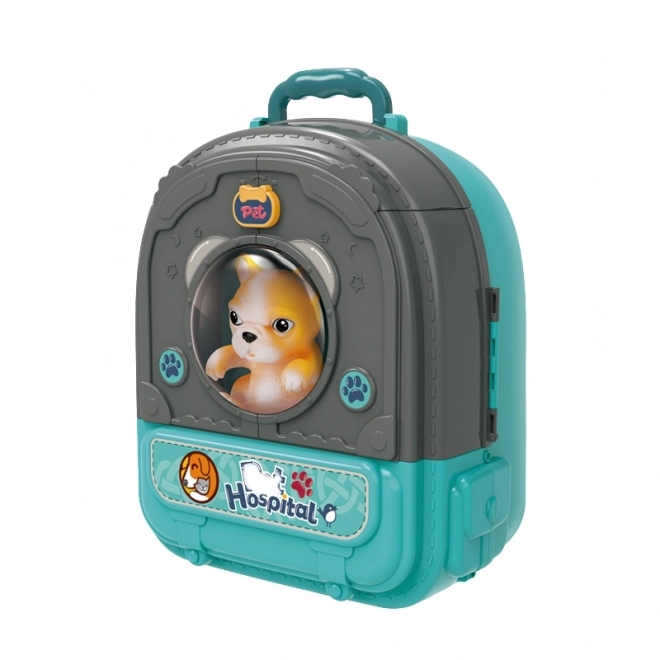 Woopie veterinářský batoh s domečkem a pejskem 3v1