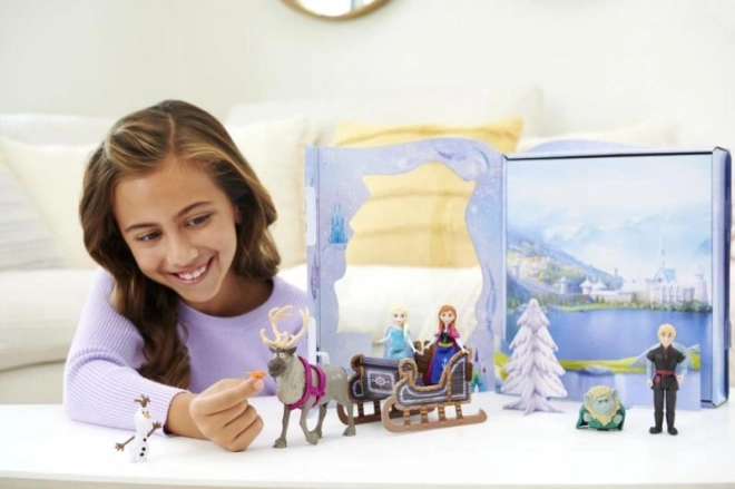 Frozen pohádkový set panenek Anna a Elsa s kamarády