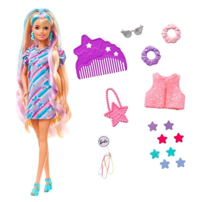 Panenka Barbie Totally Hair Stars