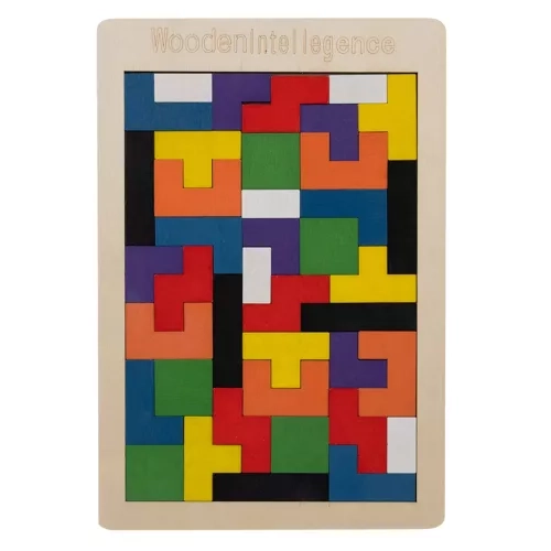 Dřevěné puzzle/ tetris Kruzzel 22667