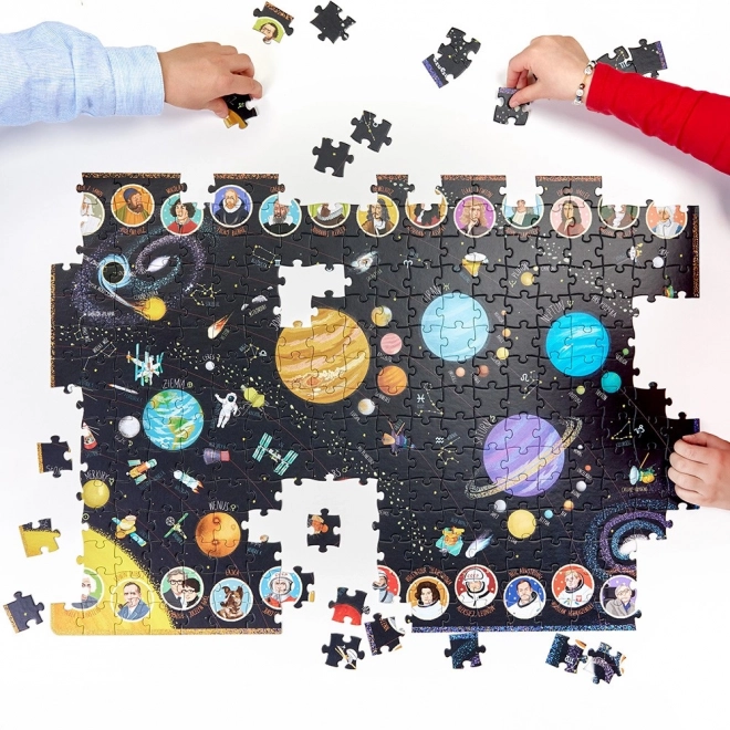 Puzzle Objevitelé - Sluneční Soustava 300 Dílků