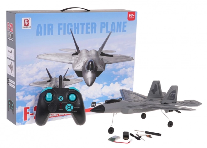 Zdalně řízený stíhač Raptor F-22 pro děti a dospělé