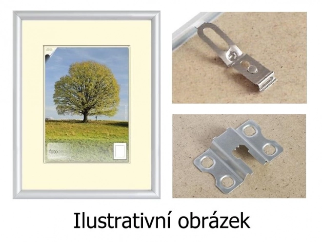 Hliníkový rám na puzzle 70x50 cm ve stříbrné barvě